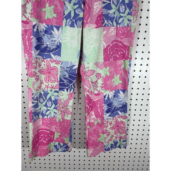 Lilly Pulitzer patchwork multi print trousers size 6 - Picture 3 of 8